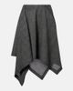 McQueen McQueen Prince of Wales check wool midi skirt - 1