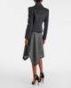 McQueen McQueen Prince of Wales check wool midi skirt - 3