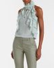McQueen McQueen Ruffled silk chiffon top - 2