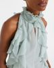 McQueen McQueen Ruffled silk chiffon top - 3