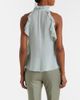 McQueen McQueen Ruffled silk chiffon top - 5