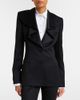 McQueen McQueen Satin-trimmed wool blazer - 3