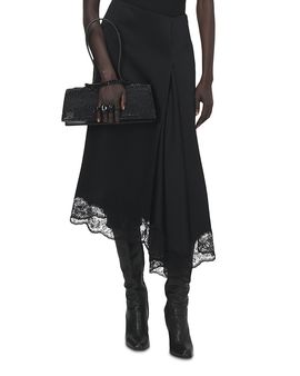Mcqueen McQueen Satin Back Crepe Skirt