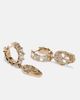 McQueen McQueen Skull crystal-embellished drop earrings - 4