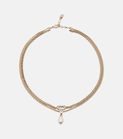 McQueen McQueen Skull embellished necklace