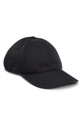 McQueen McQueen Skull Jacquard Adjustable Baseball Cap