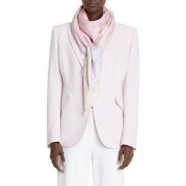McQueen McQueen Skull Jacquard Silk Scarf