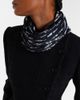 McQueen McQueen Skull pleated silk scarf - 3