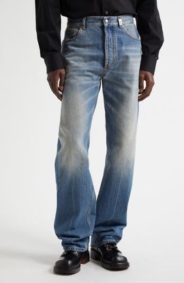 McQueen McQueen Skull Straight Leg Jeans