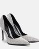 McQueen McQueen Skull studded satin pumps - 1