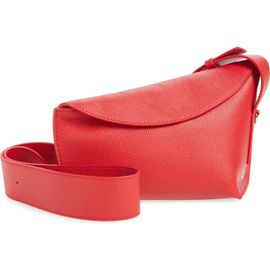 McQueen McQueen T-Bar Sling Asymmetric Leather Crossbody Bag