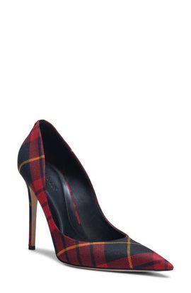 McQueen McQueen Tartan Pointed Toe Pump