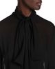 Mcqueen McQueen Tie Neck Silk Shirt - 3