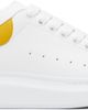 McQueen McQueen White & Yellow Oversized Sneakers - 1