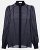 McQueen McQueen Wishbone silk crÃªpe de chine shirt - 1