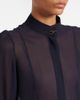 McQueen McQueen Wishbone silk crÃªpe de chine shirt - 3