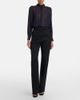 McQueen McQueen Wishbone silk crÃªpe de chine shirt - 6