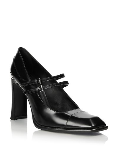 Mcqueen McQueen Women's Leather Mary Jane Pumps