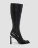 McQueen McQueen Women's Niko 95MM Leather Knee-High Boots - 1
