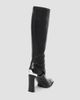 McQueen McQueen Women's Niko 95MM Leather Knee-High Boots - 4