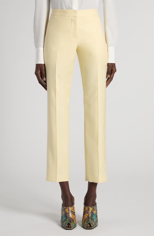 McQueen McQueen Wool Gabardine Ankle Cigarette Pants