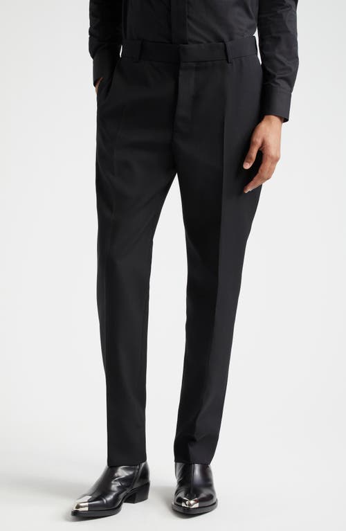 McQueen McQueen Wool Gabardine Cigarette Trousers