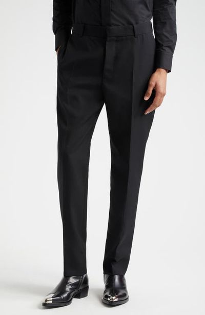 McQueen McQueen Wool Gabardine Cigarette Trousers