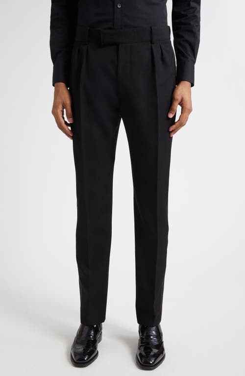 McQueen McQueen Wool Tuxedo Trousers