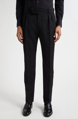 McQueen McQueen Wool Tuxedo Trousers