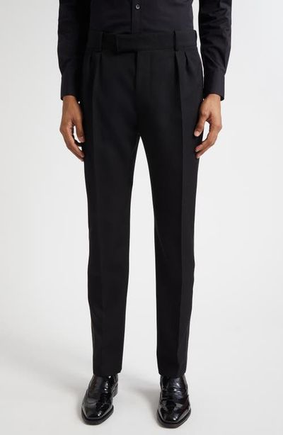 McQueen McQueen Wool Tuxedo Trousers