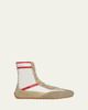 McQueen Men's Boxe Mixed Media High-Top Sneakers - 1