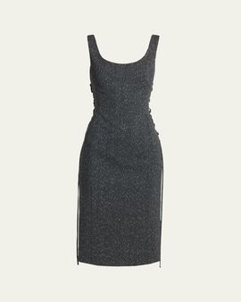 emeri metallic knit mini dress SILVER SPARKLY KNIT MINI DRESS | CULT MIA