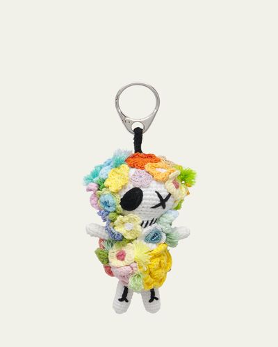 McQueen The Doll Rose Crochet Bag Charm