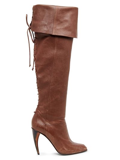 McQueen Women's 105MM Leather Knee-High Boots