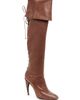 McQueen Women's 105MM Leather Knee-High Boots - 2