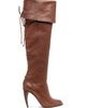 McQueen Women's 105MM Leather Knee-High Boots - 8