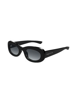McQueen Women's 51MM Oval Sunglasses
