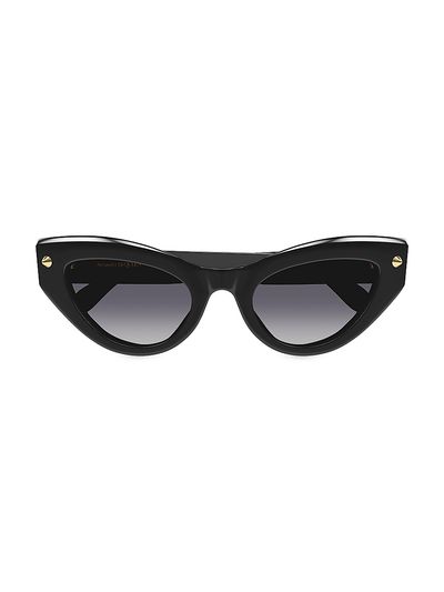 McQueen Women's 52MM Spike Studs Cat-Eye Sunglasses