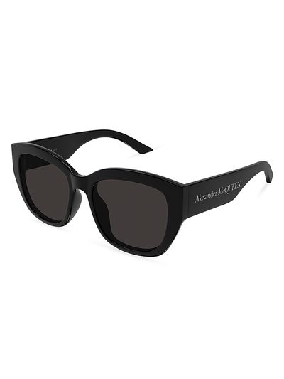 McQueen Women's Bold 55MM Butterfly Sunglasses