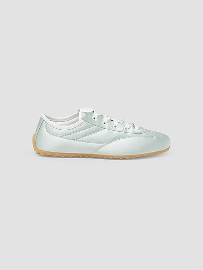 McQueen Women's Boxe Silk Satin Sneakers