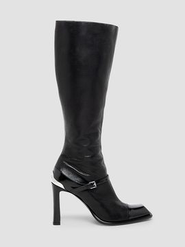 McQueen Women's Camden 95MM Leather Knee-High Boots