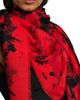McQueen Women's Collage Floral Silk Square Scarf - 3