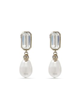 McQueen Women's Crystal & Imitation Pearl Drop Earrings