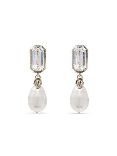 McQueen Women's Crystal & Imitation Pearl Drop Earrings
