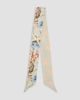 McQueen Women's Floral Skull Silk Twill Ribbon Scarf - 1