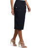 McQueen Women's Grained Wool Pencil Skirt - 4