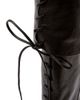 McQueen Women's Horn 105MM Leather Foldover Lace-Back Boots - 7