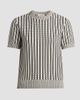 McQueen Women's Jacquard Stripe Crewneck Top - 1