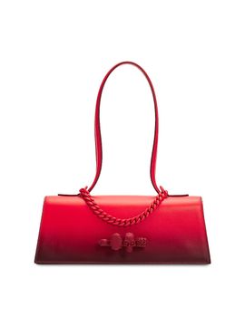 McQueen Women's Jeweled Ombré Leather Shoulder Bag