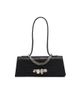 McQueen Women's Jewelled Croc-Embossed Leather Top Handle Bag - 1
